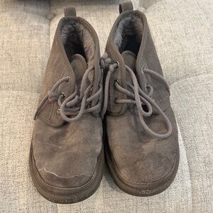 Men’s UGG Gray Suede Ankle Boots